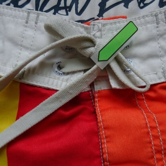 American Eagle Outfitters Men's Board Swim Surf Shorts Trunks Beach Colorful M - Picture 12 of 12